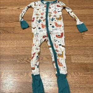 Little sleepies llama footie